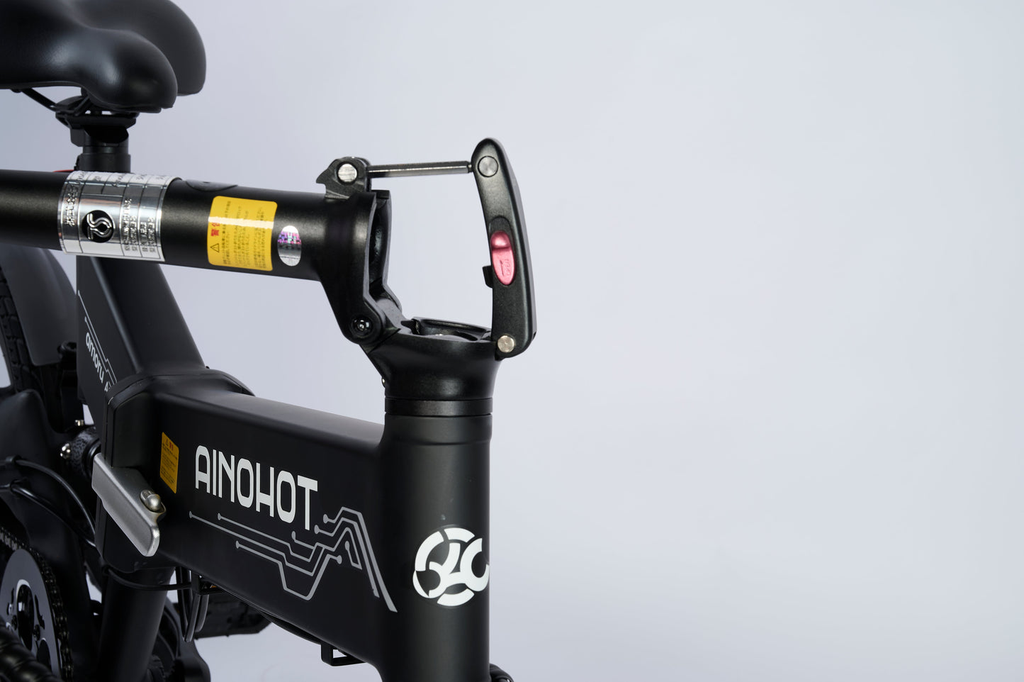 AINOHOT AS6  ブラック 小型電動アシスト付き自転車  折りたたみ部品の詳細画像