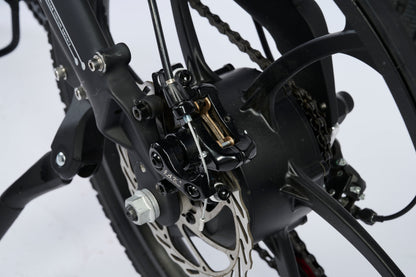 AINOHOT AS6  ブラック 小型電動アシスト付き自転車  ブレーキ部品の詳細図