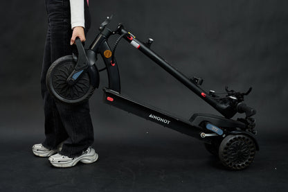 AINOHOT ST3 漆黒 折りたたみ可能 特定小型原動機付自転車