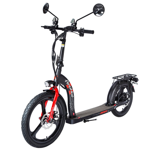 AINOHOT H001 第一種原動機付自転車 側面図 安定走行