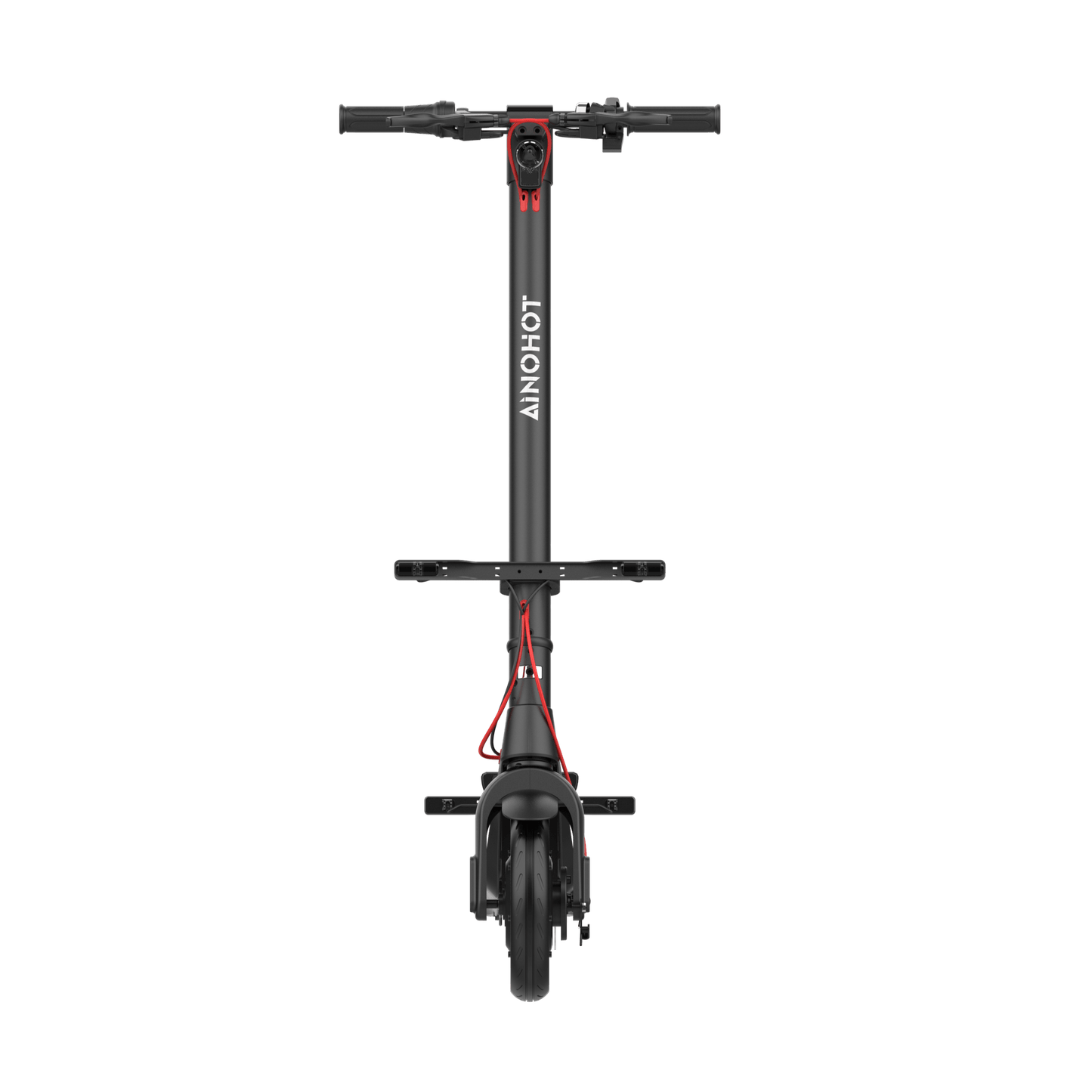 AINOHOT S07 漆黒 折りたたみ可能 特定小型原動機付自転車  正面図