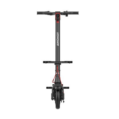 AINOHOT S07 漆黒 折りたたみ可能 特定小型原動機付自転車  正面図