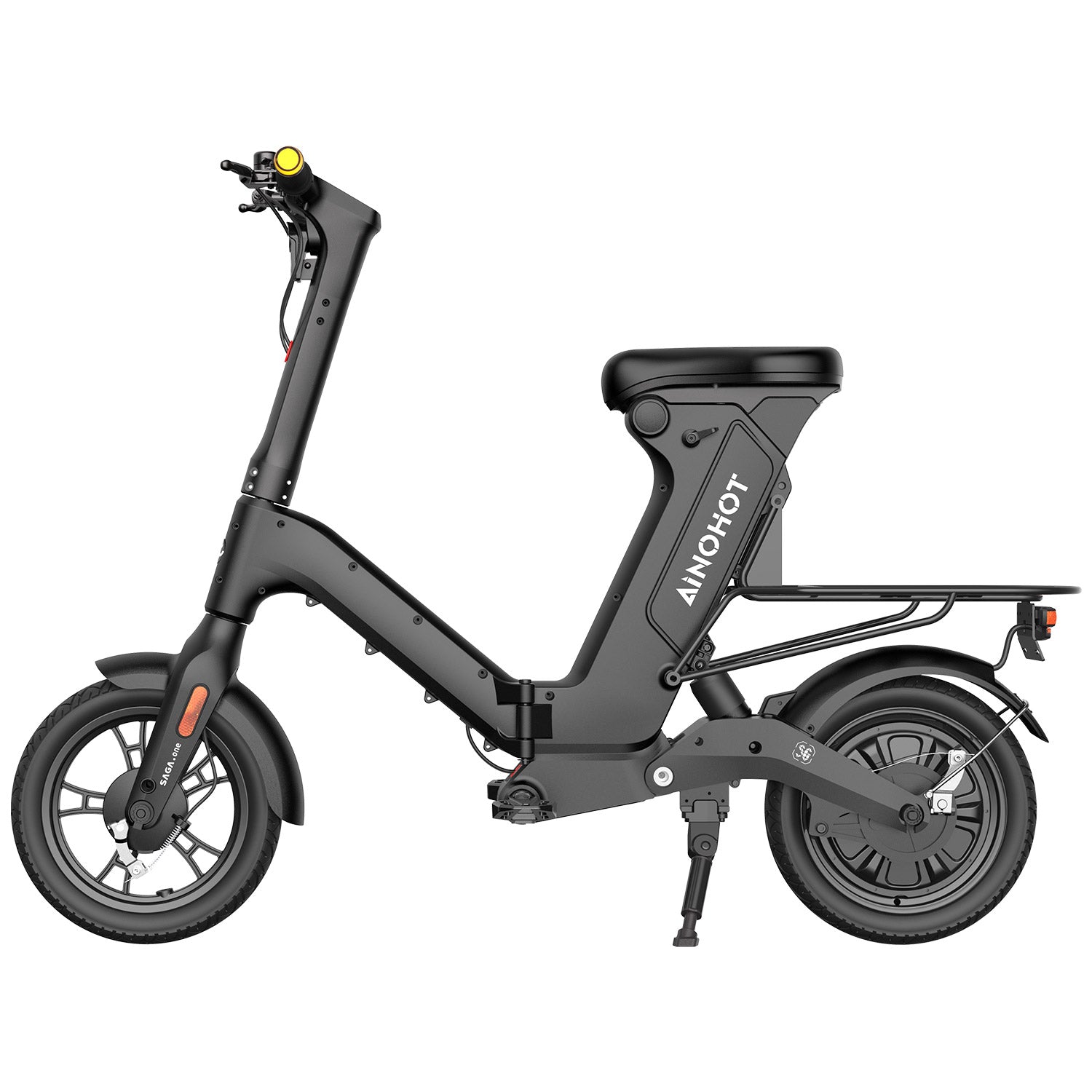 AINOHOT SAGA one 漆黒 特定小型原動機付自転車  全体表示画像  安心して使える移動手段
