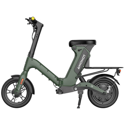 AINOHOT SAGA one オリーブグリーン 特定小型原動機付自転車  全体表示画像  安心して使える移動手段